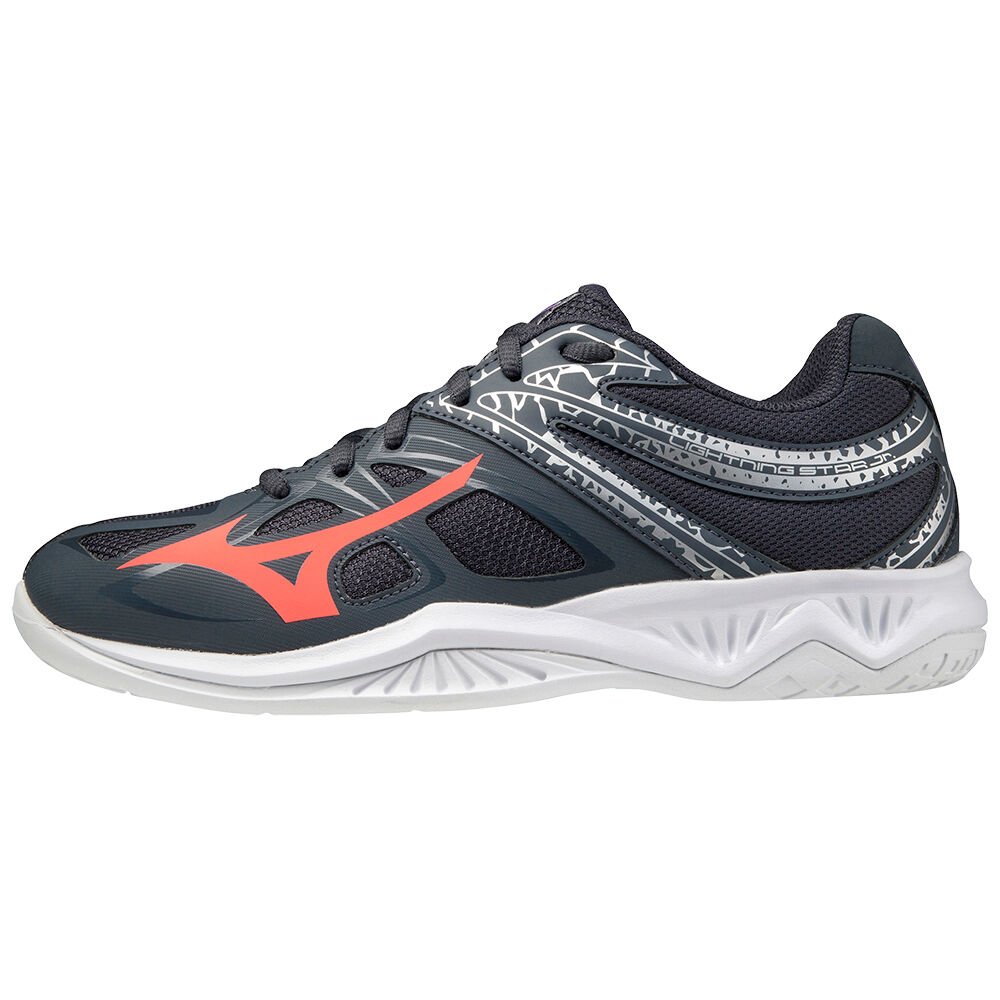 Scarpe Pallavolo Mizuno Lightning Star Z5 Donna - Blu Marino/Corallo - 71526-AOIZ